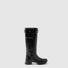 프라다 여성 파우치가 달린 가죽 부츠 - Prada Leather Boots With Pouch - prs7875x