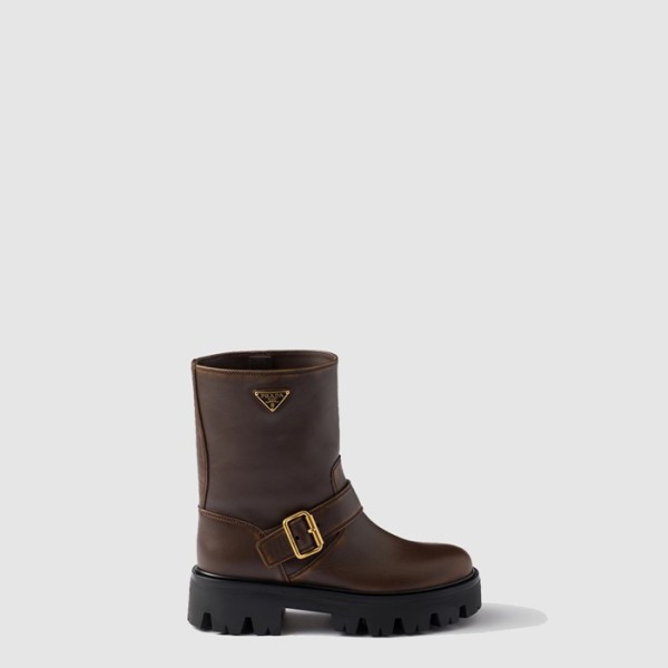프라다 여성 가죽 부티 - Prada Womens Leather Booties - prs8103x