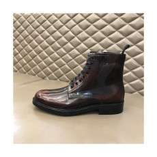 Louis Vuitton 2020 Men's Leather Ankle Boots - 루이비통 2020 남성용 레더 앵글부츠 , LOUS1384, Size(240-270), 브라운