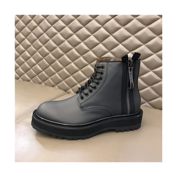 Givency Men's Leather Ankle Boots - 지방시 남성용 레더 앵글부츠, GIVS0124, Size(240-270), 블랙