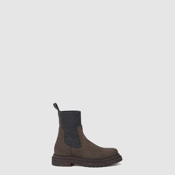 브루넬로쿠치넬리 여성 스웨이드 부츠 - Brunello Cucinelli Womens Suede Boots - brs8191x