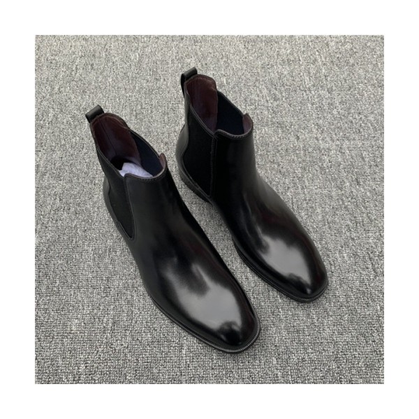 Thom Brown 2020 Men's Leather Ankle Boots - 톰브라운 2020 남성용 레더 앵글부츠, Size(240-275),THOMS0040,블랙