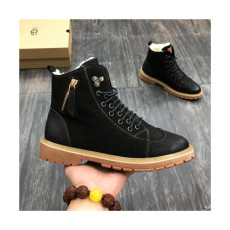 Ugg 2020 Men's Leather Wool Ankle Boots - 어그 2020 남성용 레더 울 앵글부츠,Size(240-275),UGGS0167,블랙