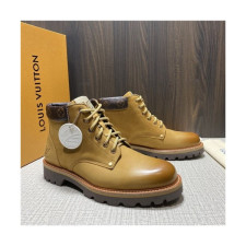 Louis Vuitton 2020 Men's Leather Ankle Boots - 루이비통 2020 남성용 레더 앵글부츠,Size(240-270),LOUS1525,옐로우