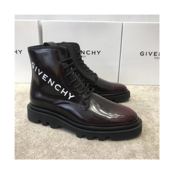 Givenchy 2020 Men's Leather Ankle Boots - 지방시 2020 남성용 레더 앵글부츠,Sizze(240-270),GIVS0139,브하운