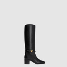 셀린느 여성 트리옹프 가란스 스트랩 하이 부츠 - Celine Womens Triomphe Garance Strap High Boots - ces8279x