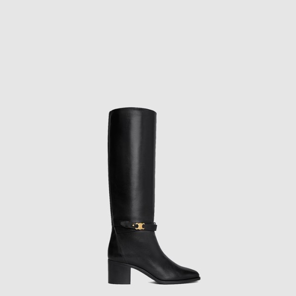 셀린느 여성 트리옹프 가란스 스트랩 하이 부츠 - Celine Womens Triomphe Garance Strap High Boots - ces8279x