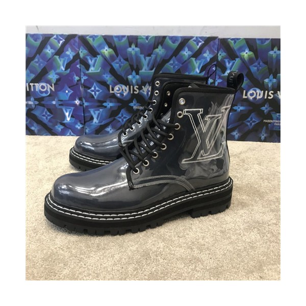 Louis Vuitton 2020 Men's Leather Ankle Boots - 루이비통 2020 남성용 레더 앵글부츠,Size(240-270),LOUS1613,네이비