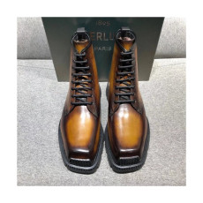 Berluti 2020 Men's Leather Ankle Boots - 벨루티 2020 남성용 레더 앵글부츠,Size(240-270),BERTS0186,카멜