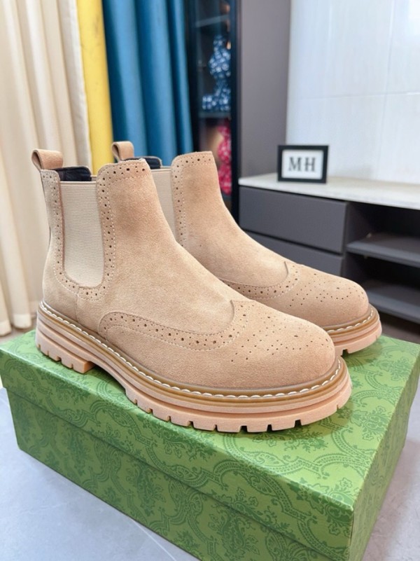 구찌 남성 첼시 부츠 - Gucci Womens Ankle Boots - gus1379x
