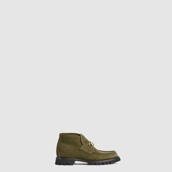 구찌 여성 홀스빗 앵클 부츠 - Gucci Womens Horsebit Ankle Boots - gus8523x