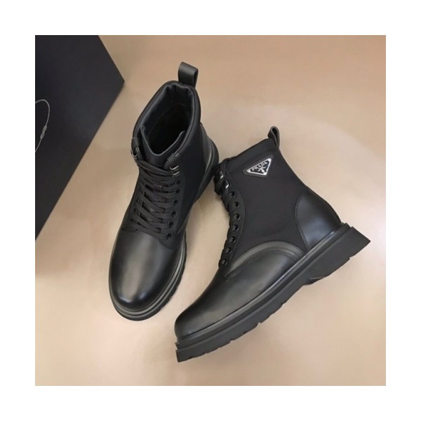 프라다  남성 레더 부츠 Size(245 -265) 블랙 - Prada  Mens Leather Boots Pra02530x Black