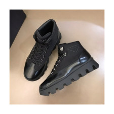 프라다  남성 레더 부츠 Size(245 -265) 블랙 - Prada  Mens Leather Boots Pra02531x Black
