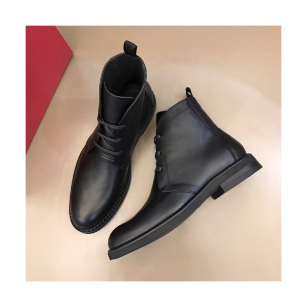 페라가모  남성 레더 부츠 Size(240 -275) 블랙 - Salvatore Ferragamo  Men's Leather Boots Fer0332x Black