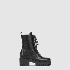 구찌 여성 GG 레이스업 앵클 부츠 - Gucci Womens GG Lace-Up Ankle Boots - gus8598x
