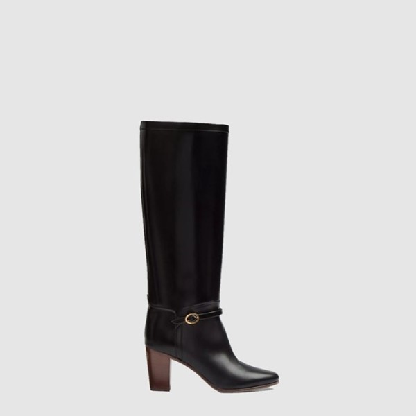 발렌티노 여성 패티 크러스트 레더 부츠 - Valentino Womens Patty Crust Leather Boots - vas8628x