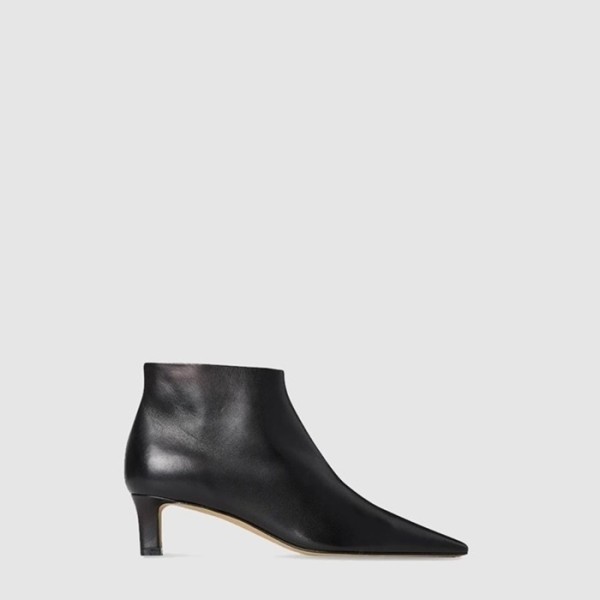 더 로우 여성 Carla 45 가죽 부츠 - The Row Womens Carla 45 Leather Boots - ths8811x