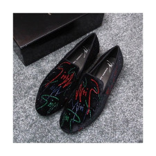 Giuseppe Zanoti 2019 Mm / Wm Velvet Slip On - 쥬세페자노티 2019 남여공용 벨벳 슬립온 GZS0016.Size,(220 - 270),블랙