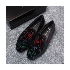 Giuseppe Zanoti 2019 Mm / Wm Velvet Slip On - 쥬세페자노티 2019 남여공용 벨벳 슬립온 GZS0016.Size,(220 - 270),블랙