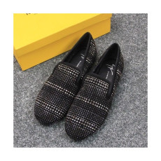 Giuseppe Zanoti 2019 Mm / Wm Velvet Slip On - 쥬세페자노티 2019 남여공용 벨벳 슬립온 GZS0018.Size,(220 - 270),블랙