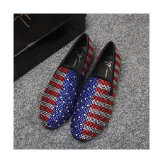 Giuseppe Zanoti 2019 Mm / Wm Velvet Slip On - 쥬세페자노티 2019 남여공용 벨벳 슬립온 GZS0022.Size,(220 - 270),블랙+블루