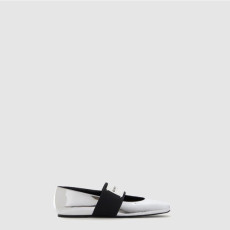 지방시 여성 슬라이스 스퀘어 발레리나 - Givenchy Womens Slice Square Ballerina - gis8224x