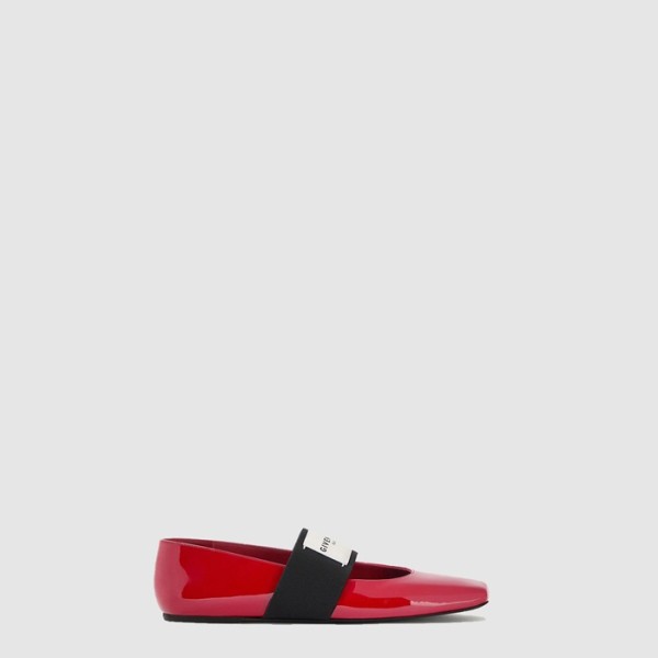 지방시 여성 슬라이스 스퀘어 발레리나 - Givenchy Womens Slice Square Ballerina - gis8226x