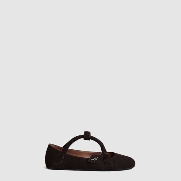 알라이아 여성 Le Teckel 발레 플랫 슈즈 - Alaia Womens Le Teckel Ballet Flat Shoe - als8229x