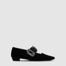 로저비비에 여성 벨 비비에 스트랩 발레리나 - Roger Vivier Womens Belle Vivier Strap Ballerina - ros8881x