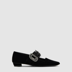 로저비비에 여성 벨 비비에 스트랩 발레리나 - Roger Vivier Womens Belle Vivier Strap Ballerina - ros8881x