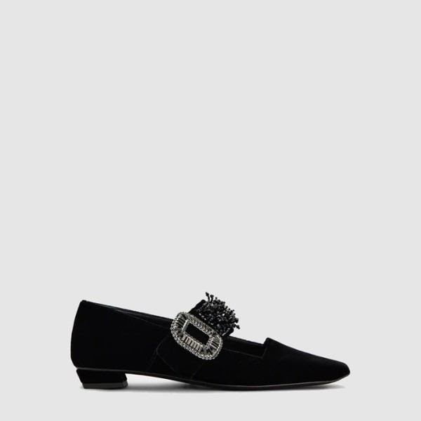 로저비비에 여성 벨 비비에 스트랩 발레리나 - Roger Vivier Womens Belle Vivier Strap Ballerina - ros8881x