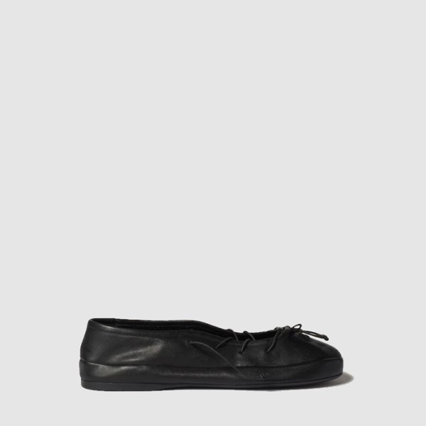 미우미우 여성 레더 발레리나 - Miu Miu Womens Leather Ballerina - mis13666x