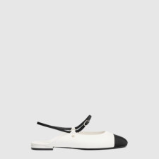 샤넬 여성 크루즈 슬링백 스트랩 플랫 슈즈 - Chanel Womens Cruise Slingback Strap Flat Shoes - chs14287x