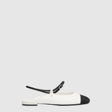샤넬 여성 크루즈 슬링백 스트랩 플랫 슈즈 - Chanel Womens Cruise Slingback Strap Flat Shoes - chs14287x
