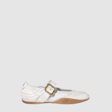미우미우 여성 짐나지움 가죽 발레리나 - Miumiu Womens Gymnasium Leather Ballerina - mis14425x