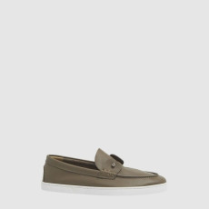 크리스찬 루부탱 남성 챔벨리보트 가죽 로퍼 - Christian Loubutin Mens Chambelle Boat Leather Loafers - cls13991x