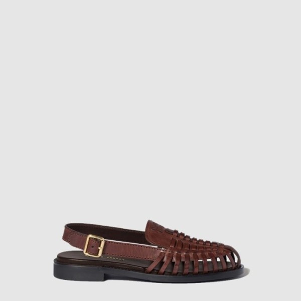 미우미우 여성 가죽 슬링백 로퍼 - Miumiu Womens Leather Slingback Loafer - mis14424x
