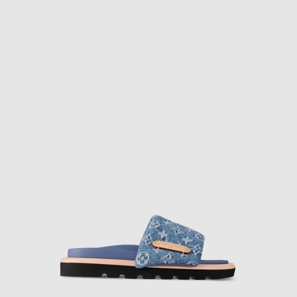 루이비통 남/녀 풀 필로우 플랫 컴포트 뮬 - Louis vuitton Unisex Full Pillow Flat Comfort Mule - lvs6857x