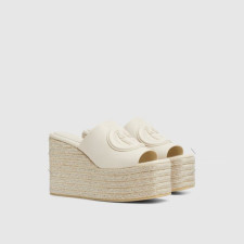 구찌 여성 GG 웨지힐 뮬 - Gucci Womens GG Wedge Heel Mules - gus5828x