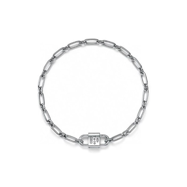 티파니 남/녀 미디엄 더블 락 네크리스 - Tiffany Unisex Medium Double Lock Necklace - acc6343x
