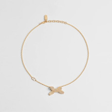 디올 여성 델리케이트 보우 네크리스 - Dior Womens Delicate Bow Necklace - acc7208x