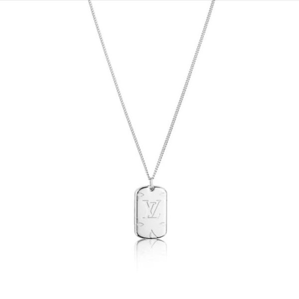 루이비통 남성 화이트 골드 목걸이 - Louis vuitton Mens White-gold Necklace - acc2075x