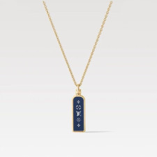 루이비통 남성 스몰 택 팬던트 목걸이 - Louis vuitton Mens Small Tag Necklace - acc2082x