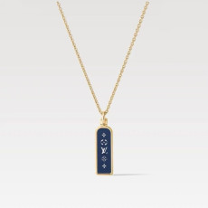루이비통 남성 스몰 택 팬던트 목걸이 - Louis vuitton Mens Small Tag Necklace - acc2082x