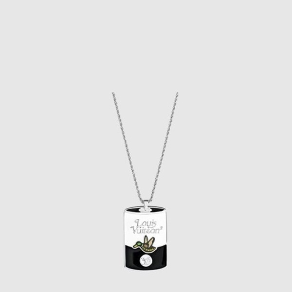 루이비통 남성 니고 팬던트 네크리스 - Louis vuitton Mens Nigo Necklace - acc2164x