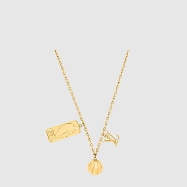 루이비통 남/녀 NBA 볼앤탭 펜던트 네크리스 - Louis vuitton Unisex LVxNBA Ball and Tab Necklace - acc7598x