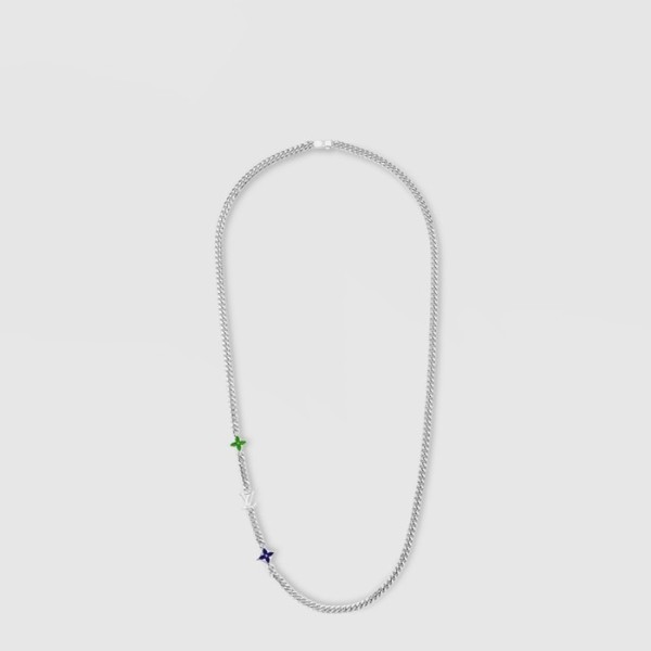 루이비통 남성 모노그램 로우 네크리스 - Louis vuitton Mens Monogram Low Necklace - acc2635x