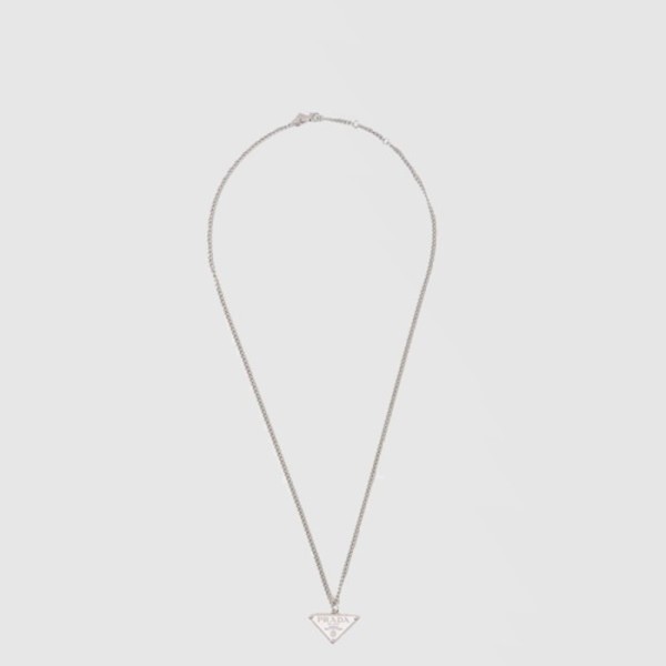 프라다 남/녀 스말토 보석 목걸이 - Prada Unisex Smalto Gemstone Necklace - acc7632x
