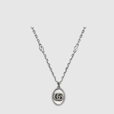 구찌 남/녀 인터로킹 체인 목걸이 - Gucci Unisex Interlocking Chain Necklace - acc7643x