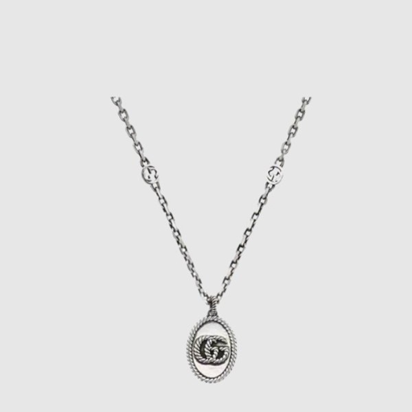 구찌 남/녀 인터로킹 체인 목걸이 - Gucci Unisex Interlocking Chain Necklace - acc7643x